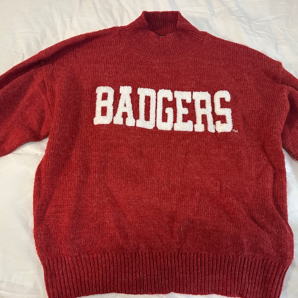 Red Badgers Women’s Sweater